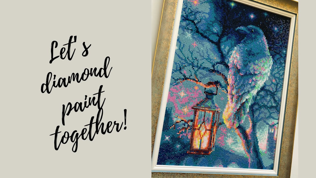 RIOLIS diamond mosaic kit review. AM0043 Wise Raven