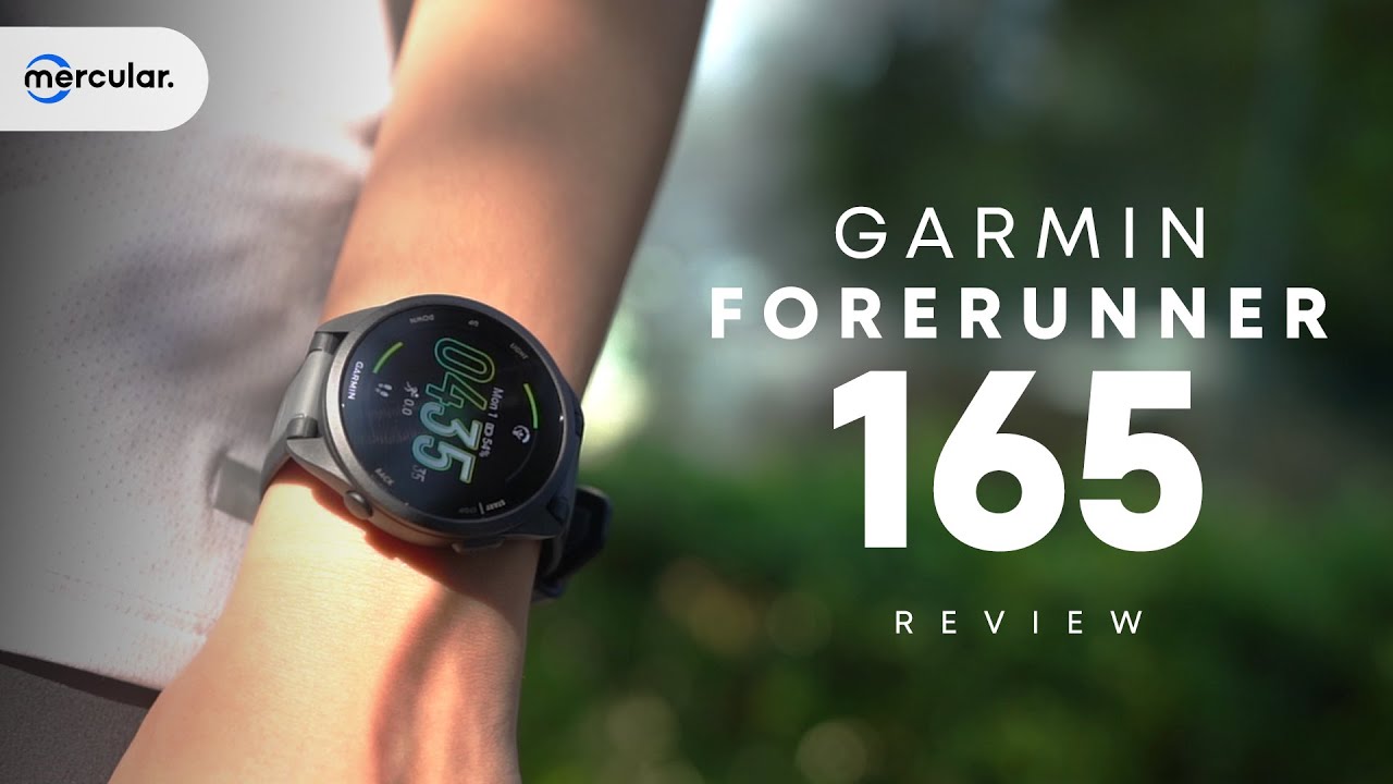 รีวิว Garmin Forerunner 165  - นาฬิกาน้องใหม่ขวัญใจนักวิ่ง จอใหม่ ทัชได้แล้ว