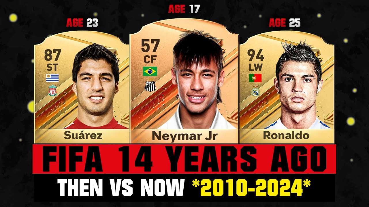 THIS IS HOW FIFA LOOKED 14 YEARS AGO VS NOW! 🤯😱 ft. Neymar, Suarez, Ronaldo…