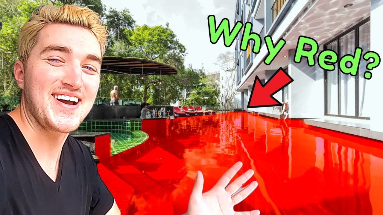 Our Hotel Pool Is RED?! (Southern Thailand)