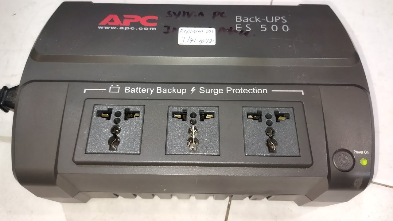 Beeping sound problem on APC Back-UPS ES500 repair