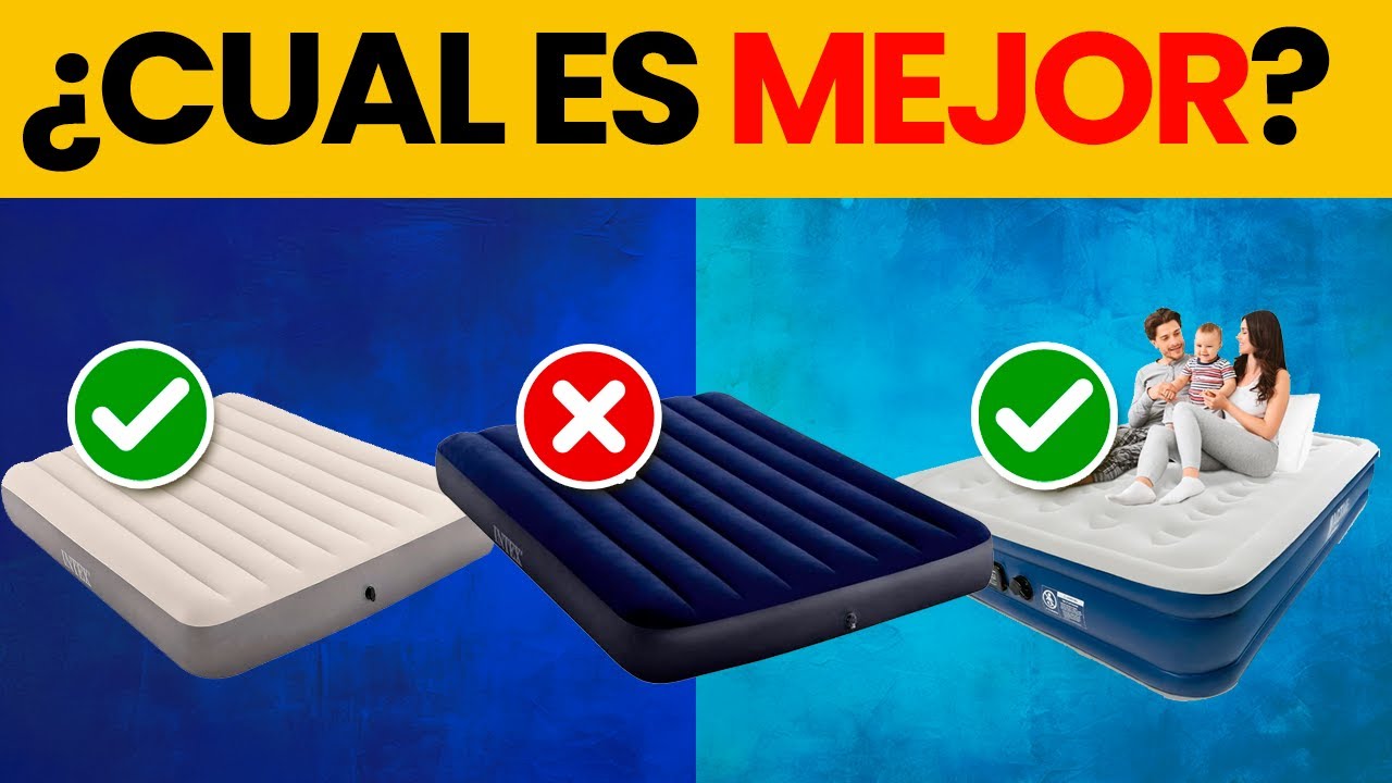 😮 Los 5 MEJORES COLCHONES HINCHABLES PARA CAMPING del 2024 | COLCHONES INFLABLES Calidad Precio
