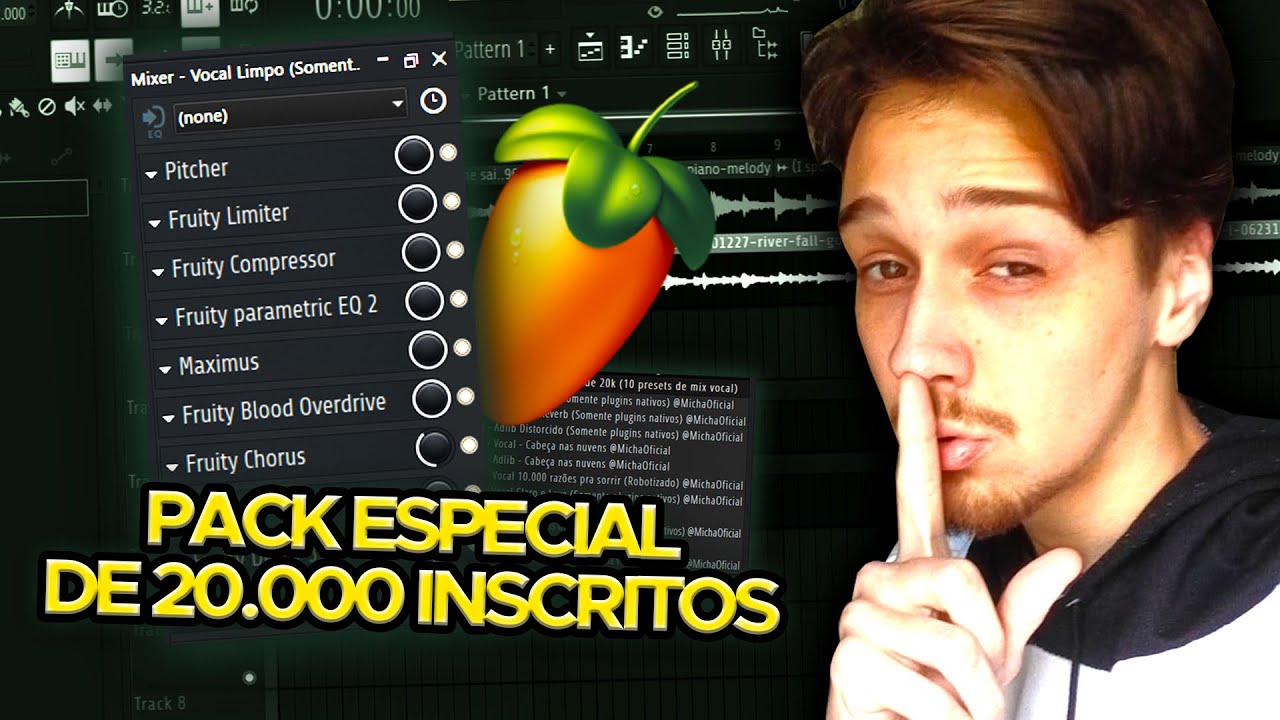 Os &Uacute;LTIMOS 10 PRESETS de MIXAGEM VOCAL gr&aacute;tis que voc&ecirc; vai precisar no FL STUDIO (Especial de 20k)