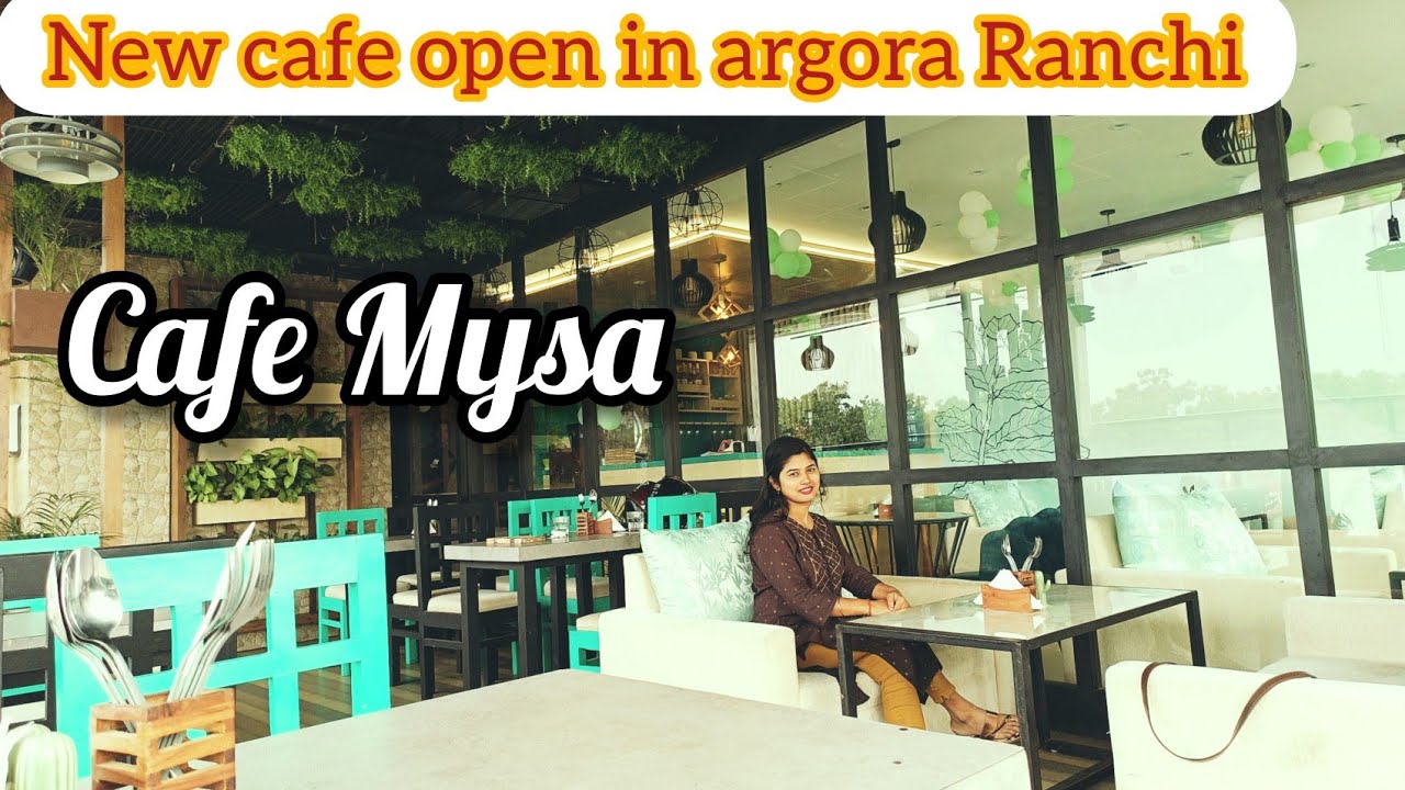 new cafe open in argora Ranchi || cafe mysa || open sky view | best for coffee ☕ person #cafe #mysa