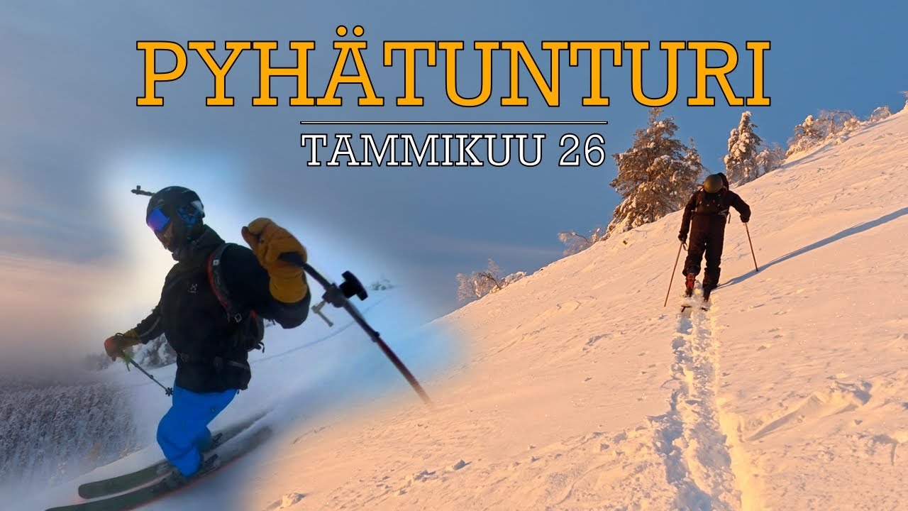 Pyhätunturi Tammikuussa | Alkukauden Laskut ja Varovaiset Käännökset