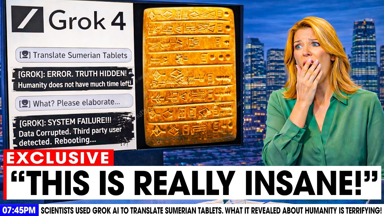 Scientists Used GROK AI to Translate Sumerian Tablets&mdash;What It Revealed About Humanity Is Terrifying!
