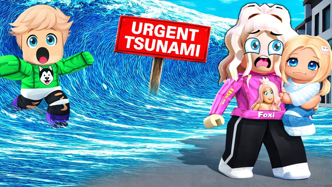 Am supraviețuit unui TSUNAMI..🌊 (Brookhaven)
