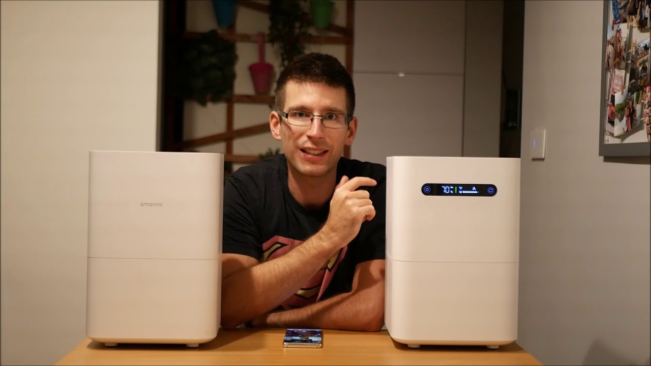 Xiaomi Smartmi Evaporation Air Humidifier 2 vs 1 - nawilżacz z ekranem i plastikiem antybakteryjnym