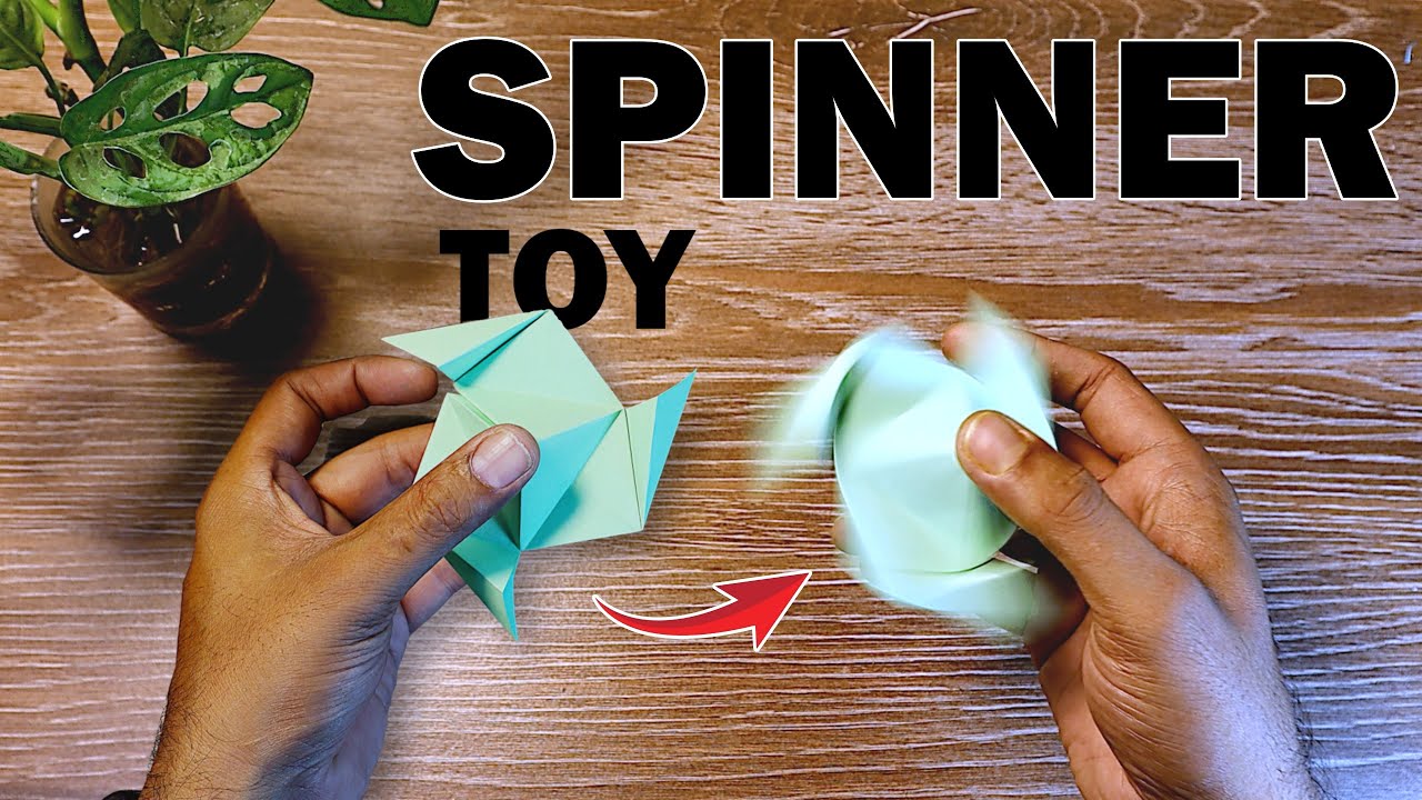 SPINNER ORIGAMI | HOW TO MAKE A SPINNER CRAFT