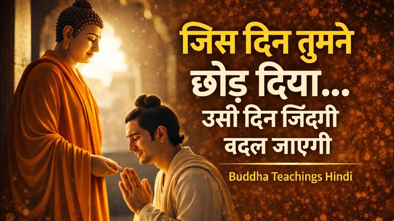जिस दिन तुमने छोड़ दिया उसी दिन जिंदगी बदल जाएगी  भगवान बुद्ध की सच्ची शिक्षा Buddha Teachings Hindi