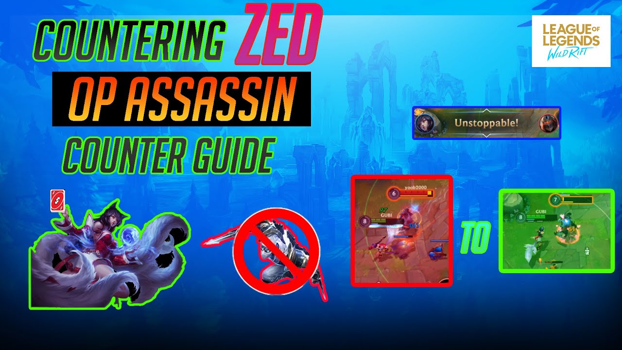 WILD RIFT - How to counter ZED, Full counter guide