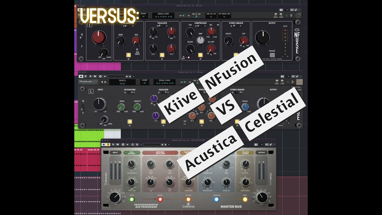 VERSUS: Kiive NFusion vs Acustica Celestial. (No Speech)