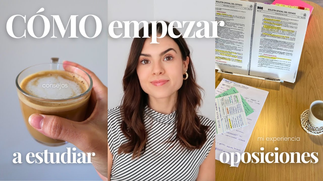 Cómo EMPEZAR a estudiar OPOSICIONES | Mi experiencia y consejos tras aprobar ✅ | Maria Llagunes
