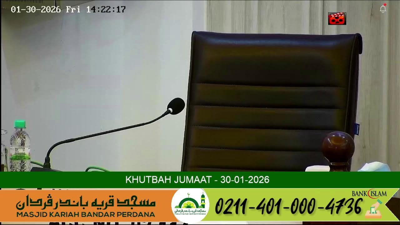 KHUTBAH JUMAAT 30-01-2026