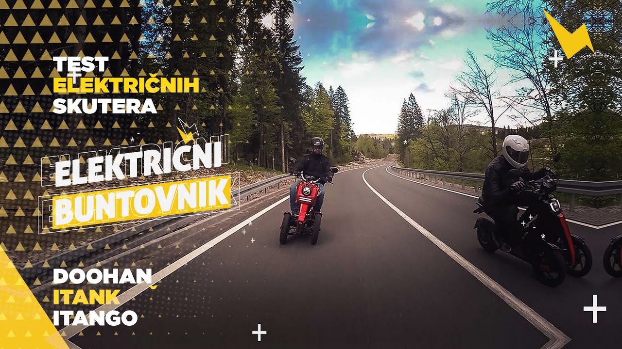 Road Trip Zagreb - Crikvenica on electric Doohan iTank & iTango