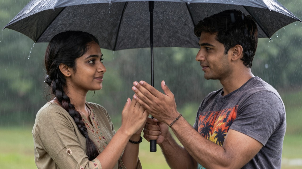 குடை நிழலில் காத்திருக்கும் கண்கள் | ஒரே குடை இரண்டு மனசு | காத்திருக்கும் குடை நிழல் 4K