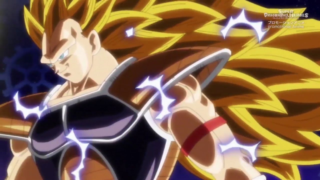 SSJ3 Raditz vs Turles Full Power... | Super Dragon Ball Heroes Episode 42