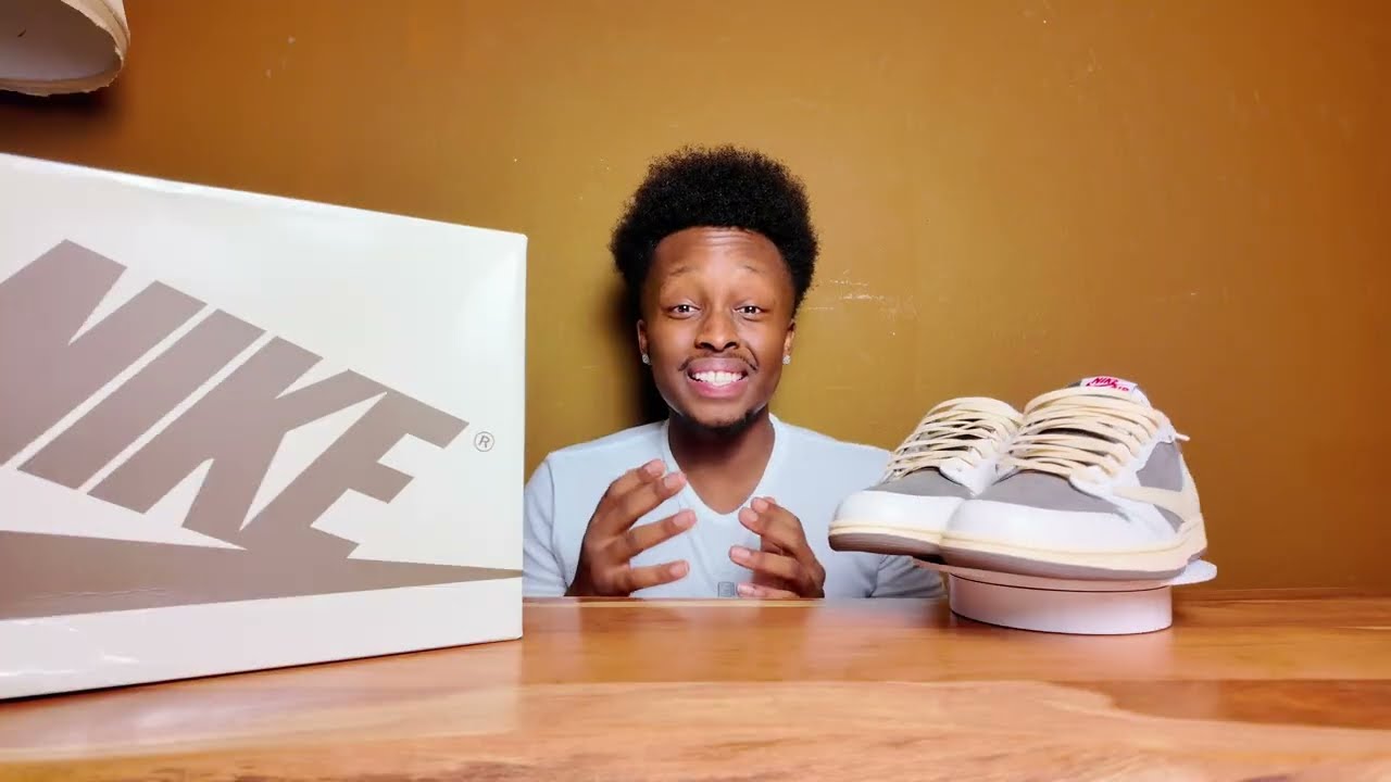 MY TRAVIS SCOTT AIR JORDAN 1 LOW REVERSE MOCHA UNBOXING AND ON FEET