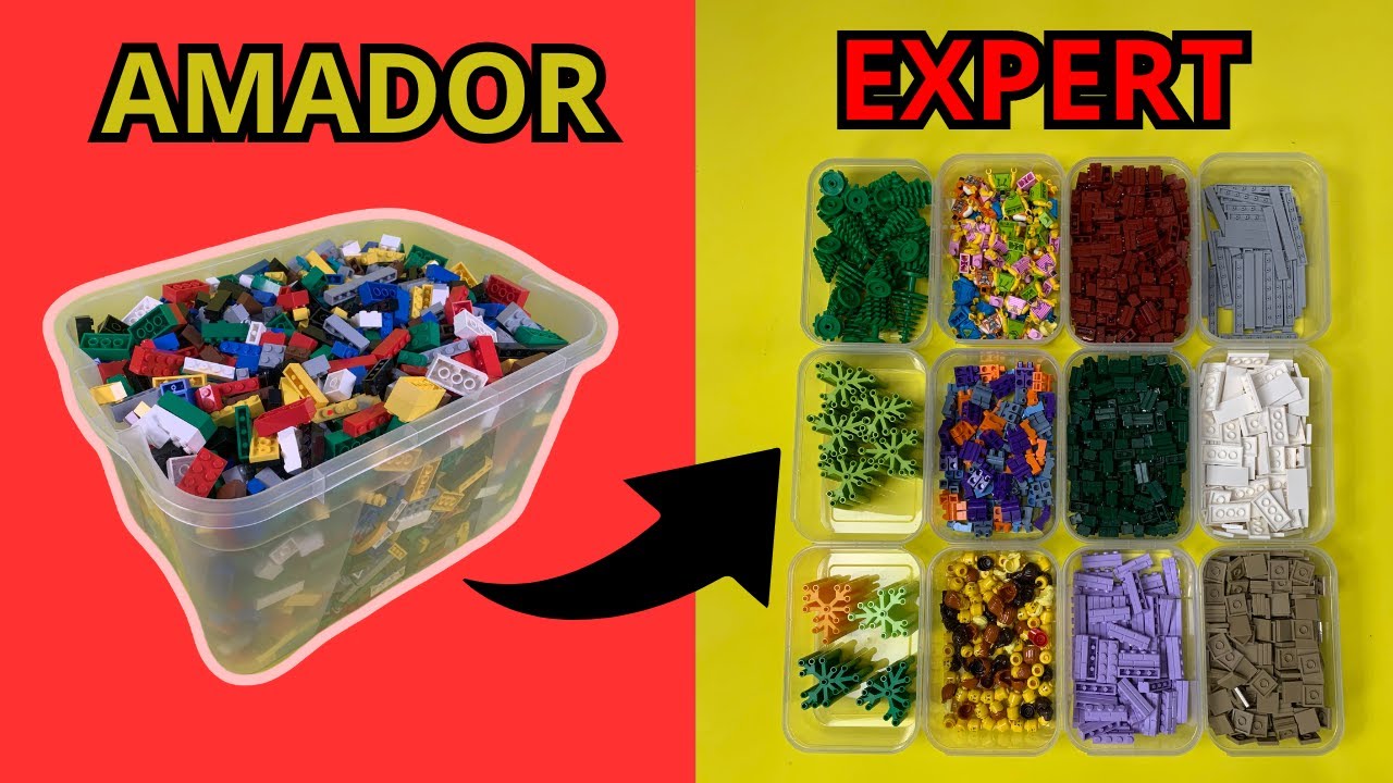 Como organizar suas peças de LEGO