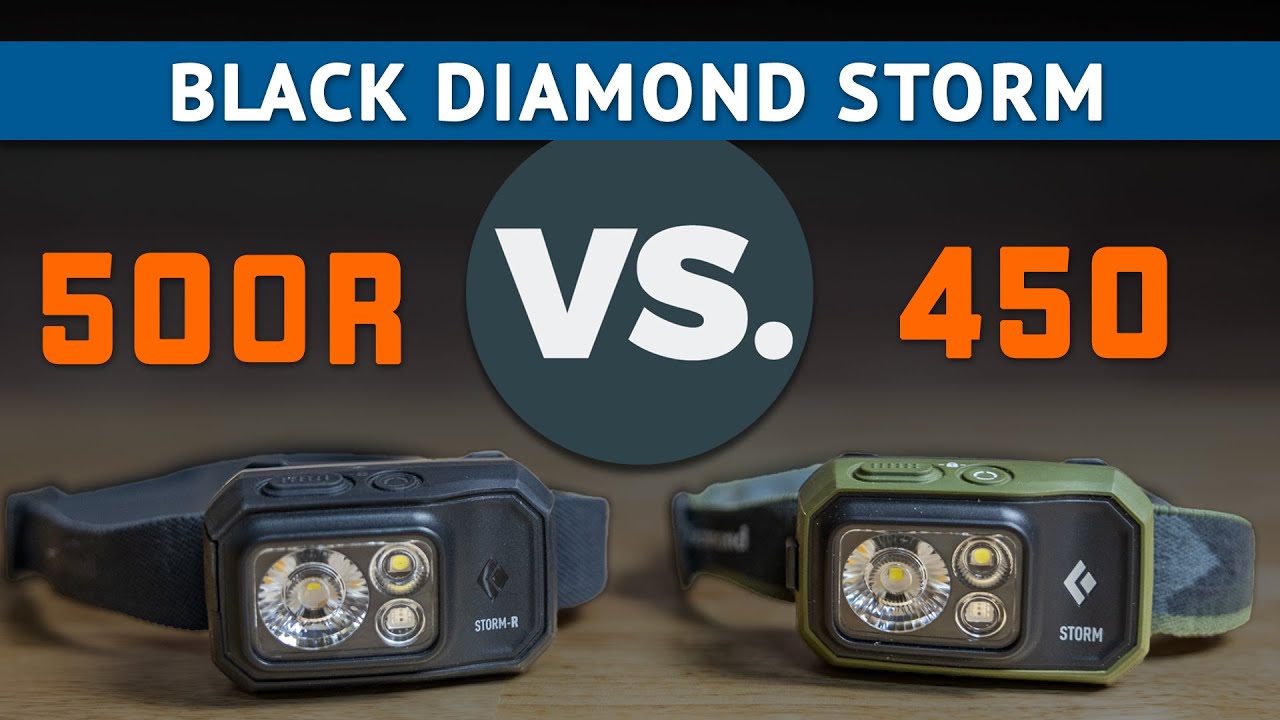 Мои любимые налобные фонари: Black Diamond storm 500R и storm 450.