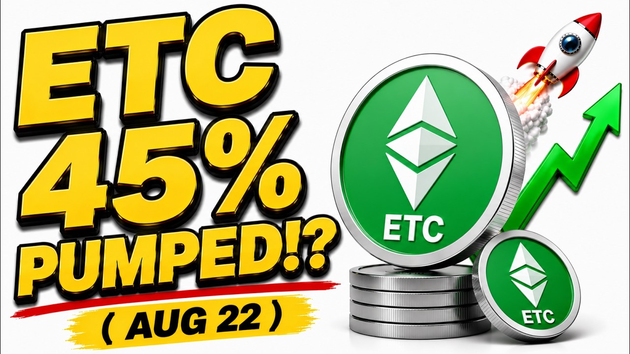 Ethereum Classic 49% Pumped! ? ETC coin price prediction | ETC Crypto News Update ( Aug 22 )