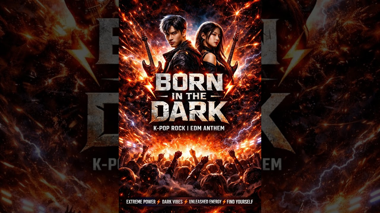 🔥 BORN IN THE DARK ⚡ | K-Pop Rock EDM Anthem 💥 Extreme Power Song That Hits Different 🚀