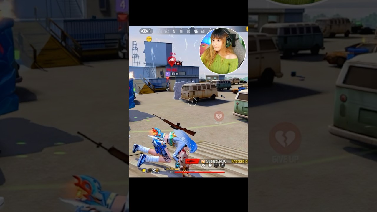 ZEROX VS GIRL STREAMER SQUAD💥😈💀