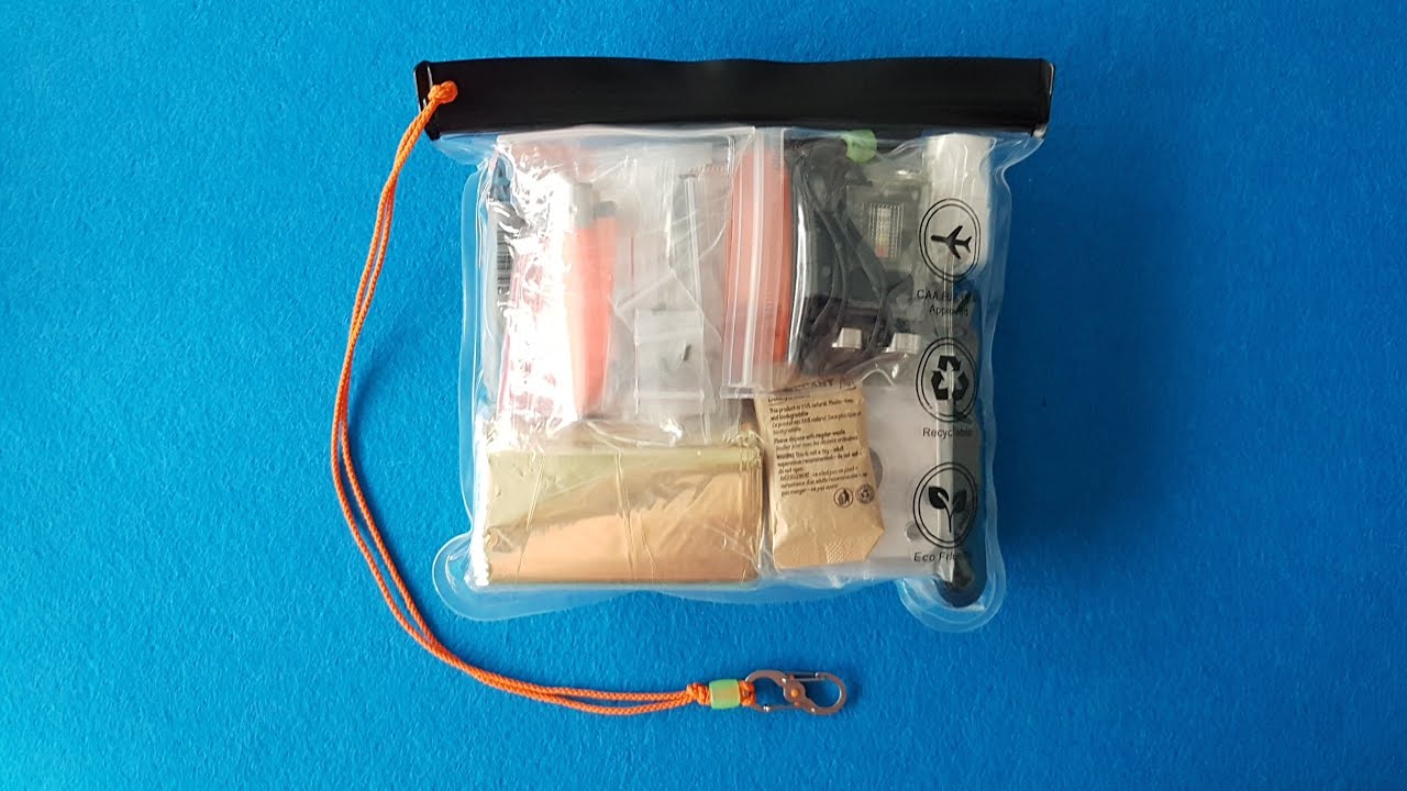 Kit para imprevistos en montaña: 550 gramos de tranquilidad impermeable.
