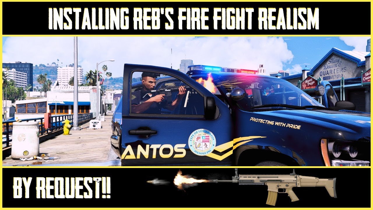 Установка Reb's Fire Fight Realism | По запросу | Обучающее видео | GTA V | LSPDFR