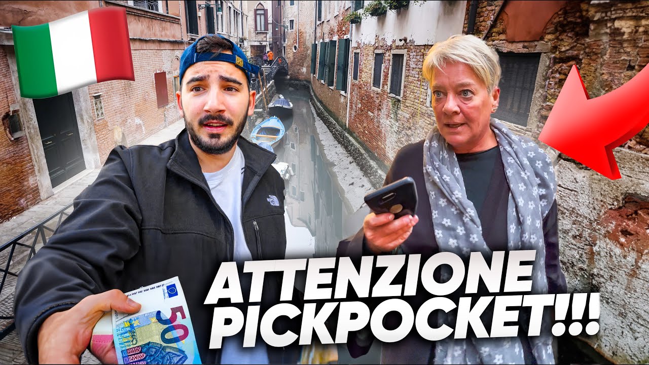 😨 ¿ME ROBARON? Cazando CARTERISTAS EN VENECIA ¡ATTENZIONE PICK POCKET! Mucho cuidado...