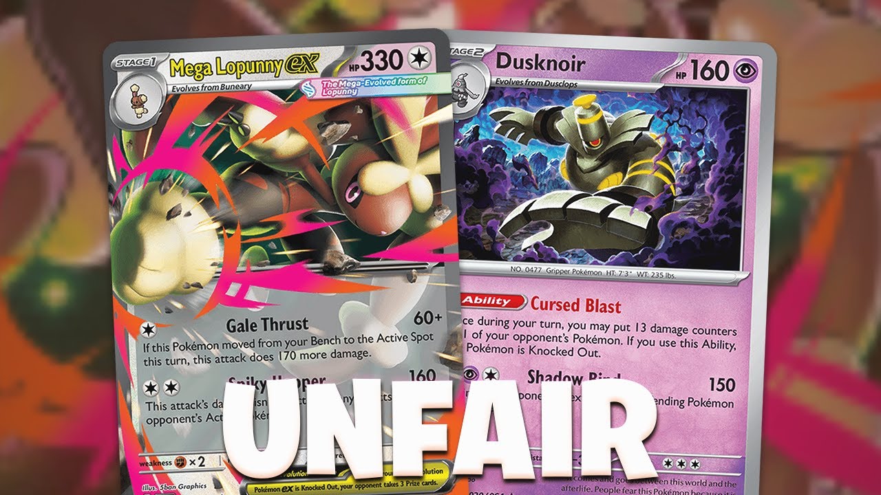 mega lopunny and dusknoir doesn't let your opponent have fun