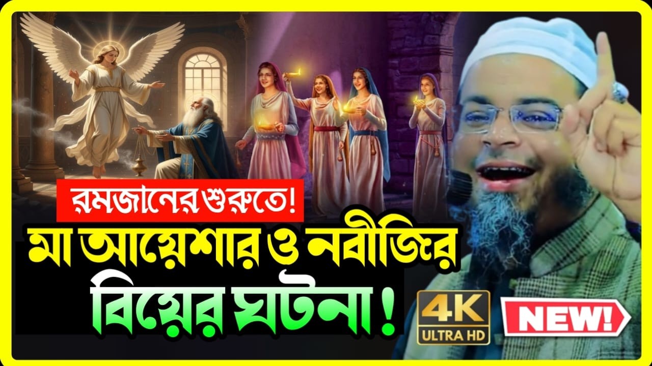 মা আয়েশা (রা.) ও নবীজির বিয়ের ঘটনা | হৃদয় ছোঁয়া ওয়াজ | মুফতি নাসির উদ্দিন আনসারী | Waz Studio