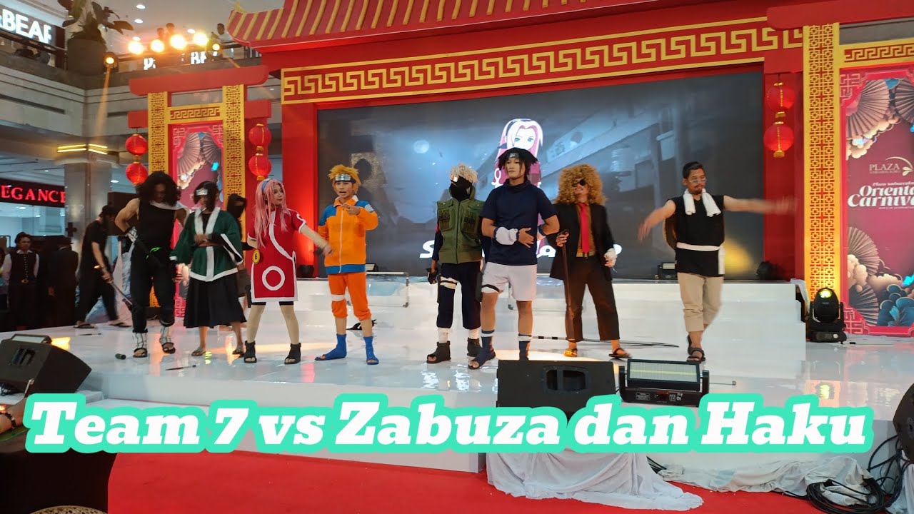 Team 7 vs Zabuza & Haku - Cosplay Cabaret #naruto