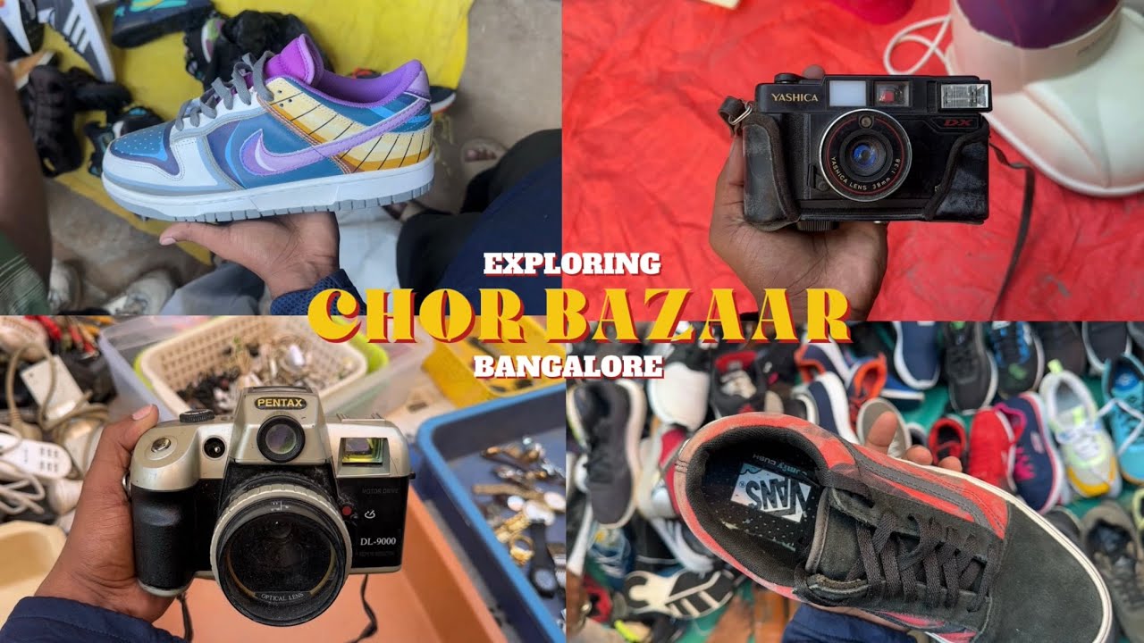 Exploring Chor Bazaar |  Bangalore | Sneakers