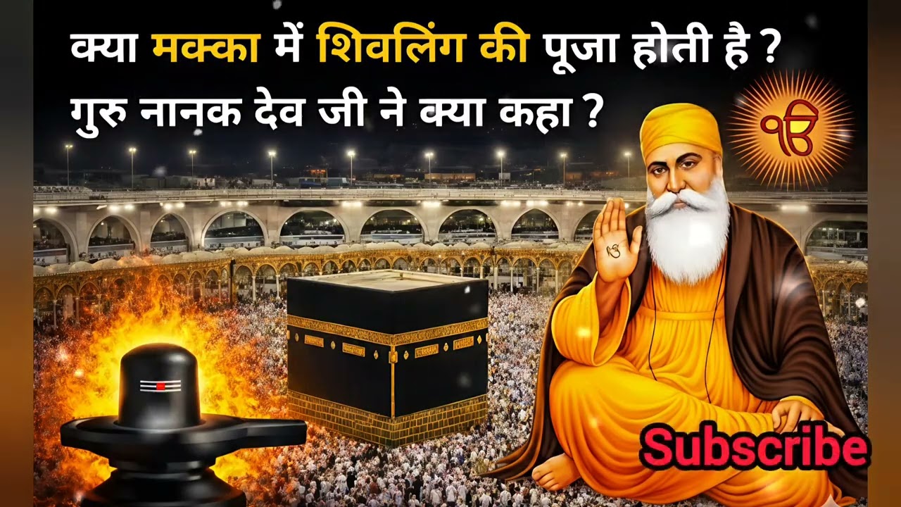 Guru Nanak Sakhi । मक्का में शिवलिंग की पूजा को लेकर सतगुरु नानक क्या कहते है ? जरूर सुने #waheguru