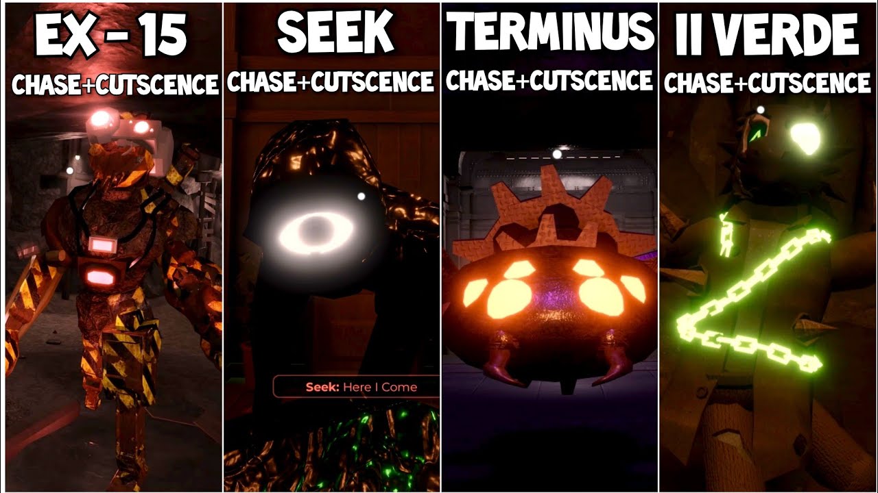 PARADOX Doors Fangame Terminus Chase vs Seek Chase vs EX-15 Chase vs II Verde Chase