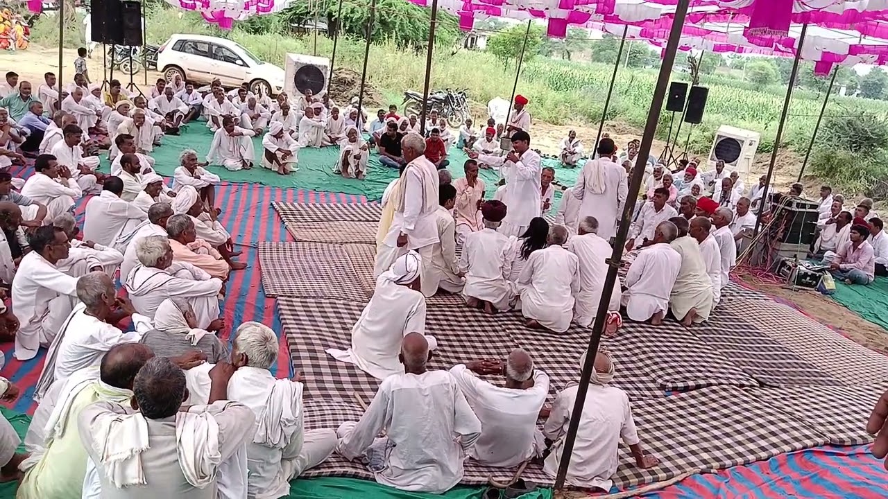 पप्पू पहाड़ी की बगड़ावत भारत की गोठ।। gurjar Goth pappu pahadi