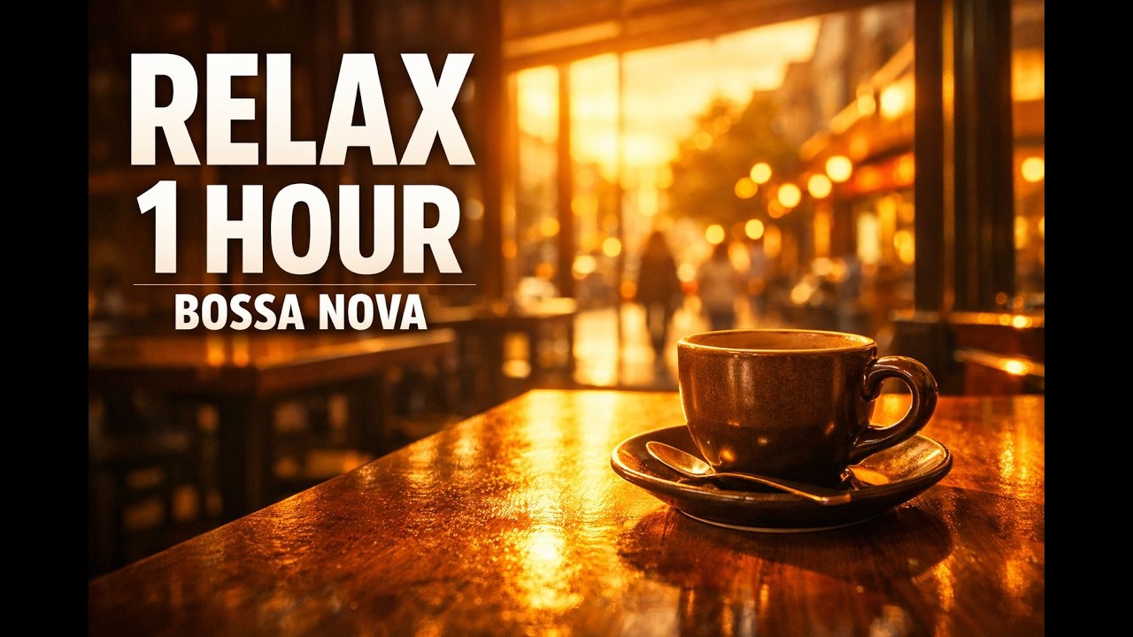 Relaxing Bossa Nova ☕ 1 Hour Cafe Chill Music for Work, Study & Focus