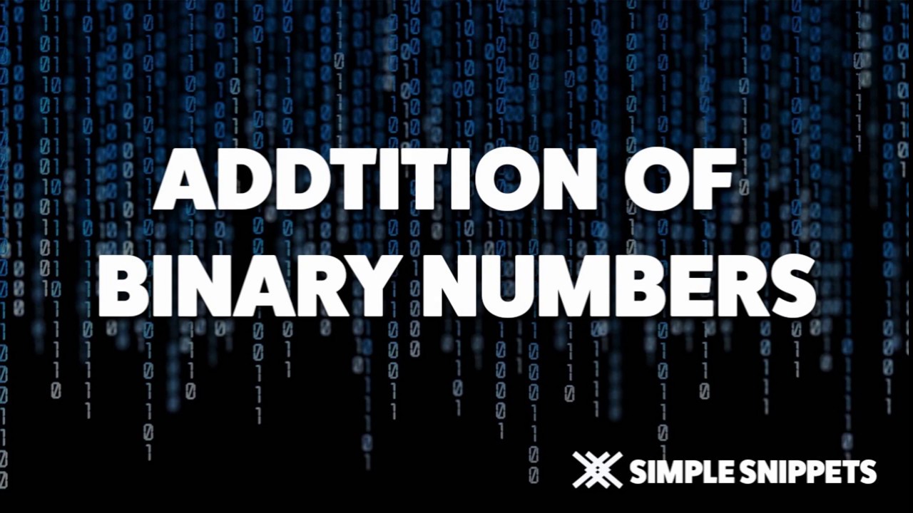 Addition of Binary Numbers with Fractions | Number Systems & Conversions
