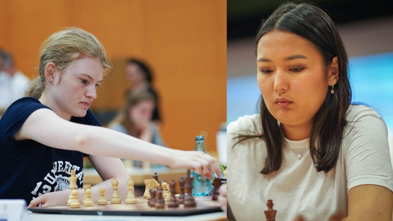 Fiona Sieber gegen Dinara Wagner - Deutsche Blitz-Einzelmeisterschaft der Frauen 2023