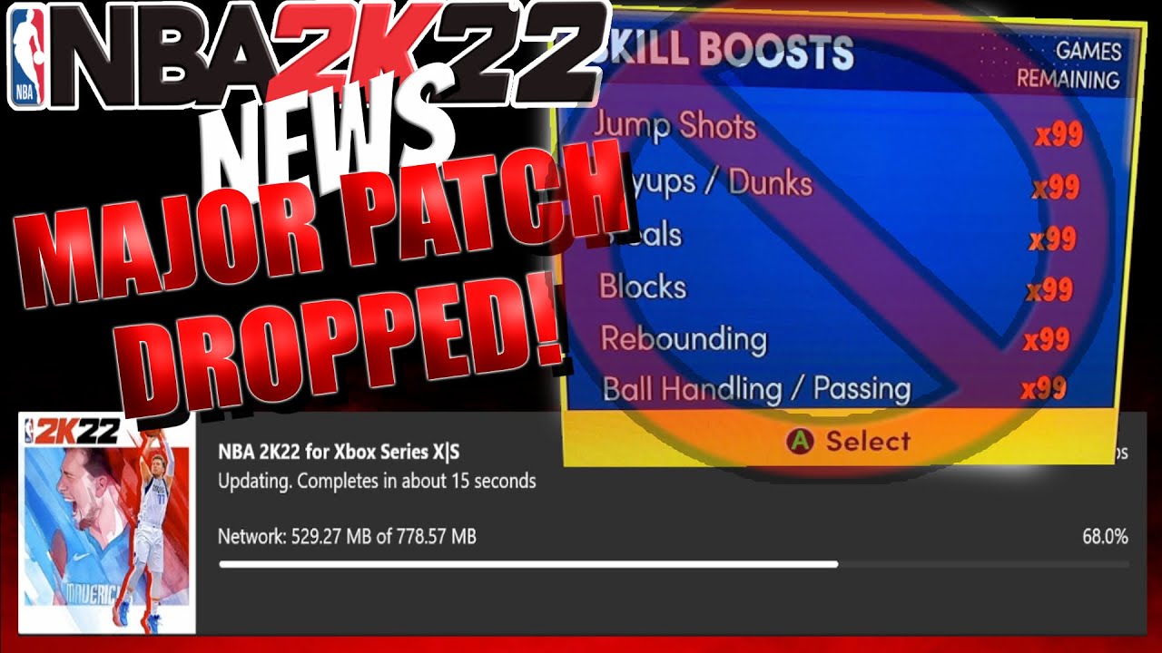 NBA 2K22 NEWS - PATCH DROPPED! 2K CONFIRMS NO MORE UNLIMITED BOOST IN NBA 2K22 & MORE
