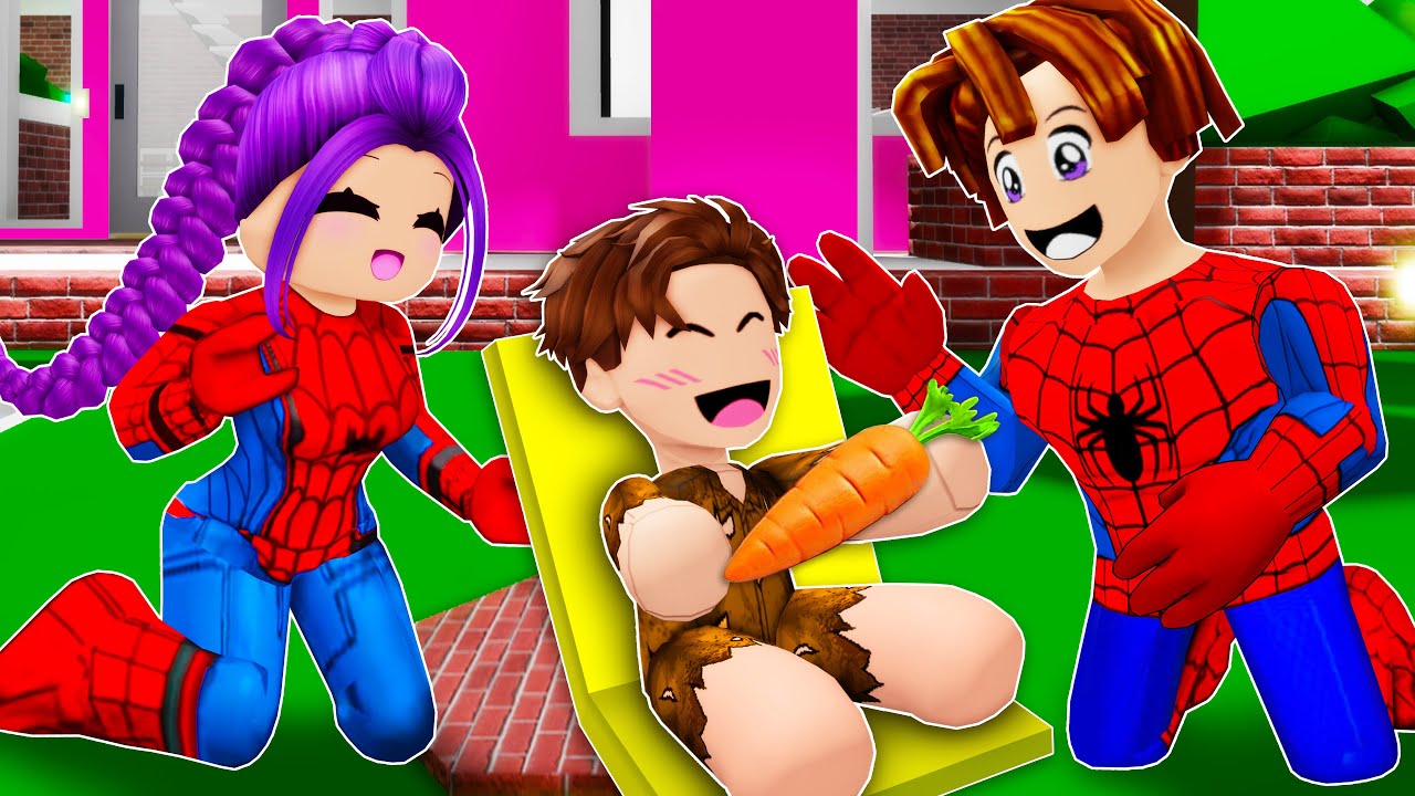 ROBLOX Brookhaven 🏡RP - FUNNY MOMENTS: HOMELESS Tony Adopted By SPIDERMAN Peter-Part 1 | Roblox Idol