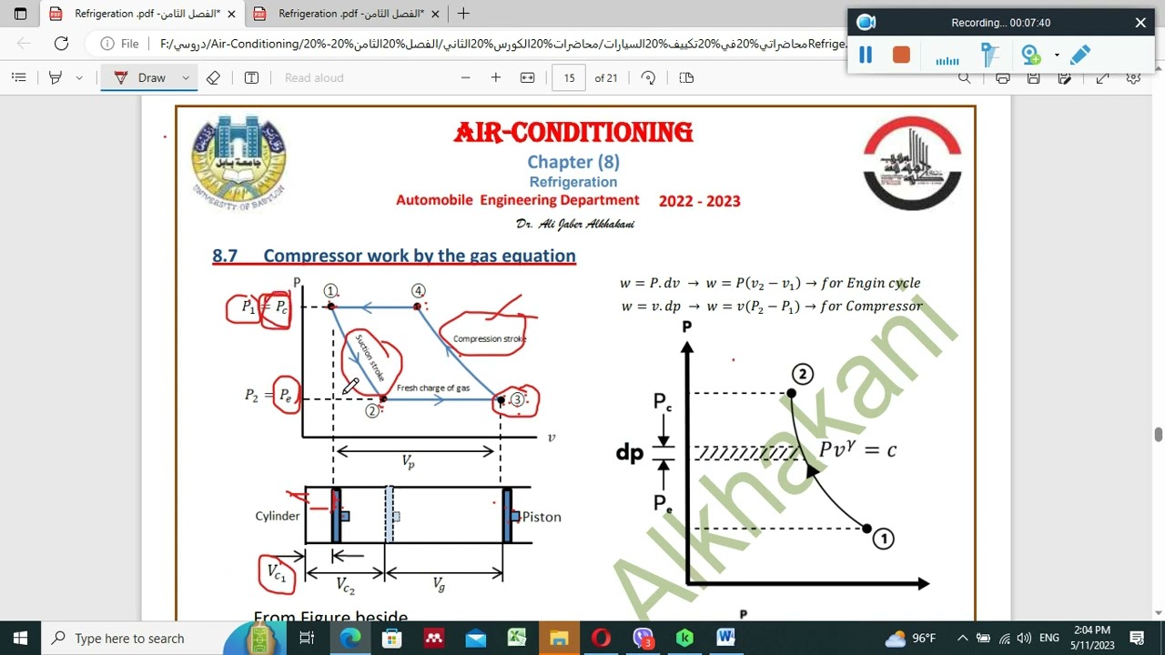 A/C - Compressor work
