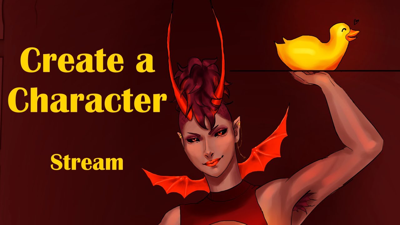 My First Twitch Livestream – Let’s Create a Character!