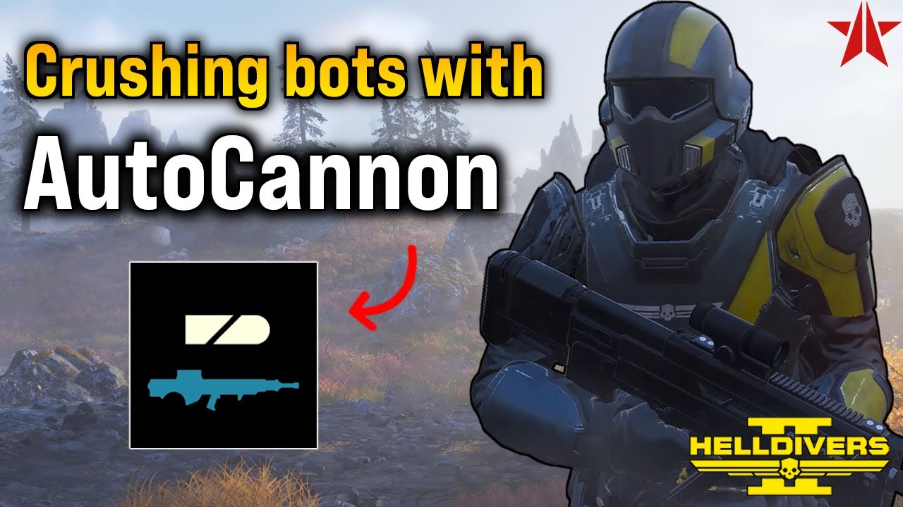 Helldivers 2 - AutoCannon vs Incineration Corps & Jet Brigade, Super Helldive (SOLO full clear)