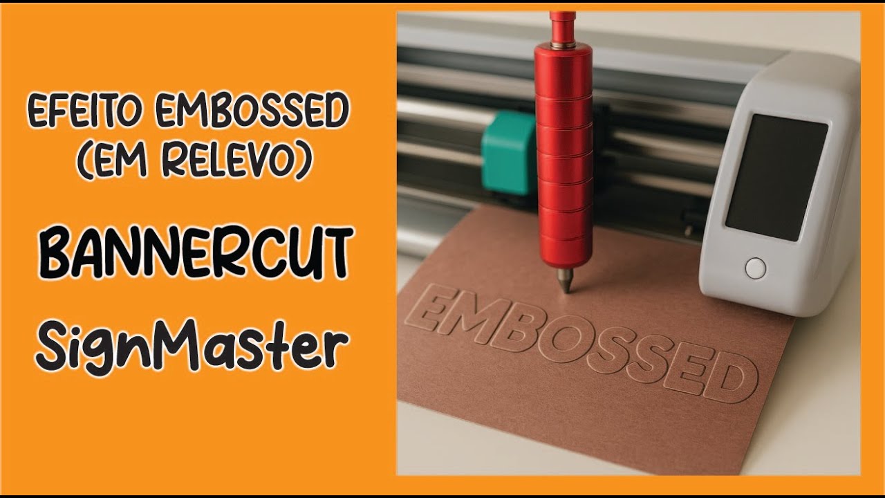 Como fazer Alto relevo (embossing) usando a plotter com o signMaster