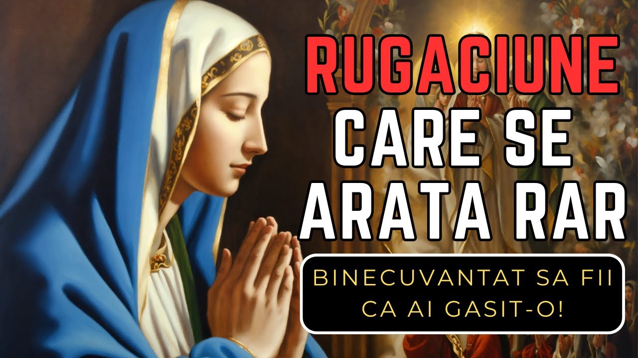Măicuța Domnului iți trimite această mângâiere în calea ta - Ascult-o și primește binecuvântarea
