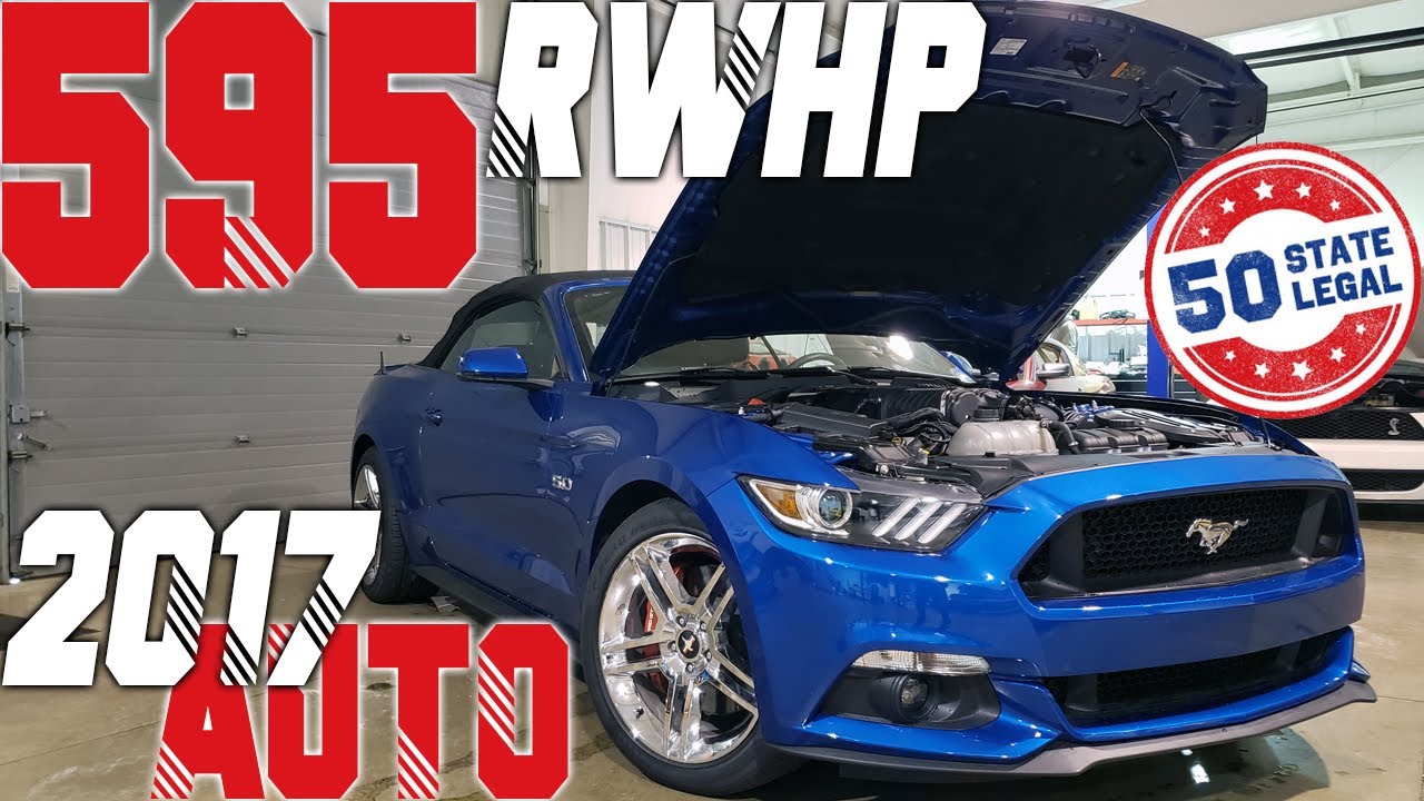2017 Mustang GT Auto (Roush Phase 2 Supercharger) Dyno & Info at Brenspeed