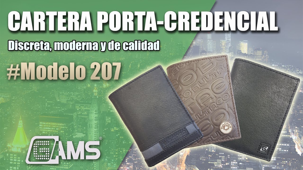 Porta credencial modelo 207