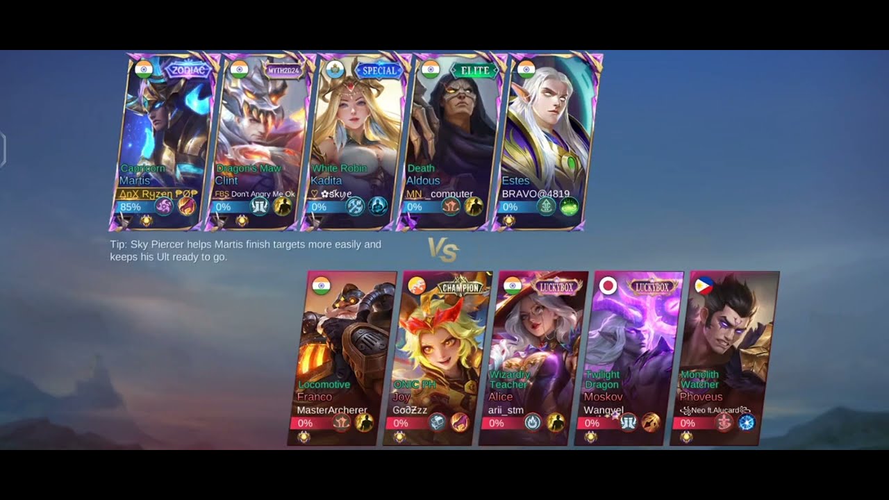 Road to Glory | Tough Match | Jungler Martis Gameplay #mlbb #indianesports #martis #s8ul #godlike